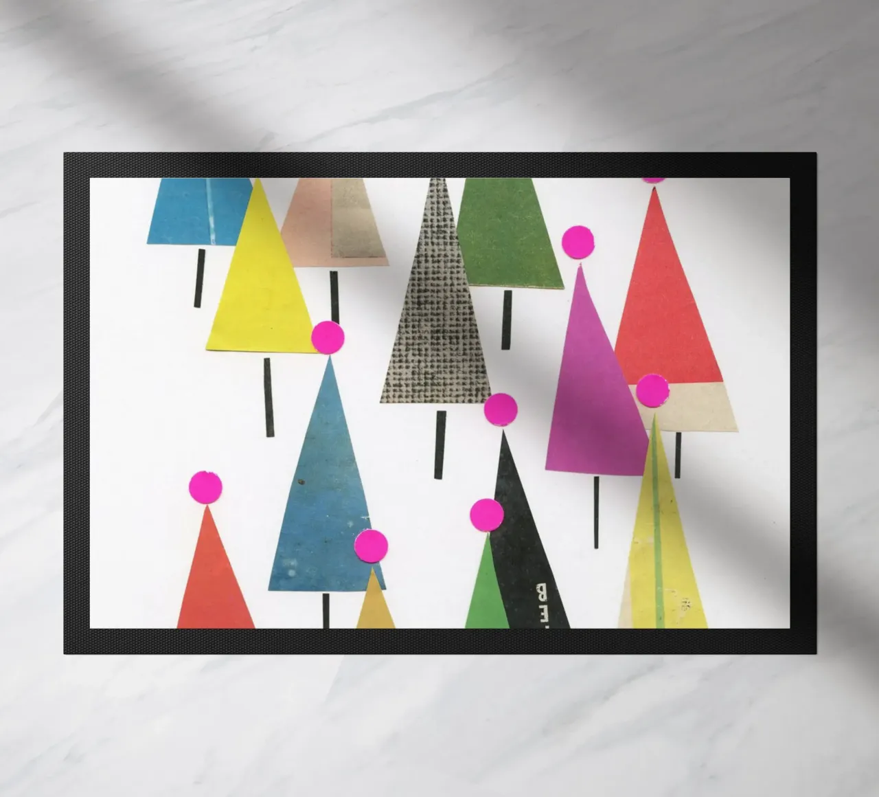 Winter Forest doormat by Cassia Beck Collage