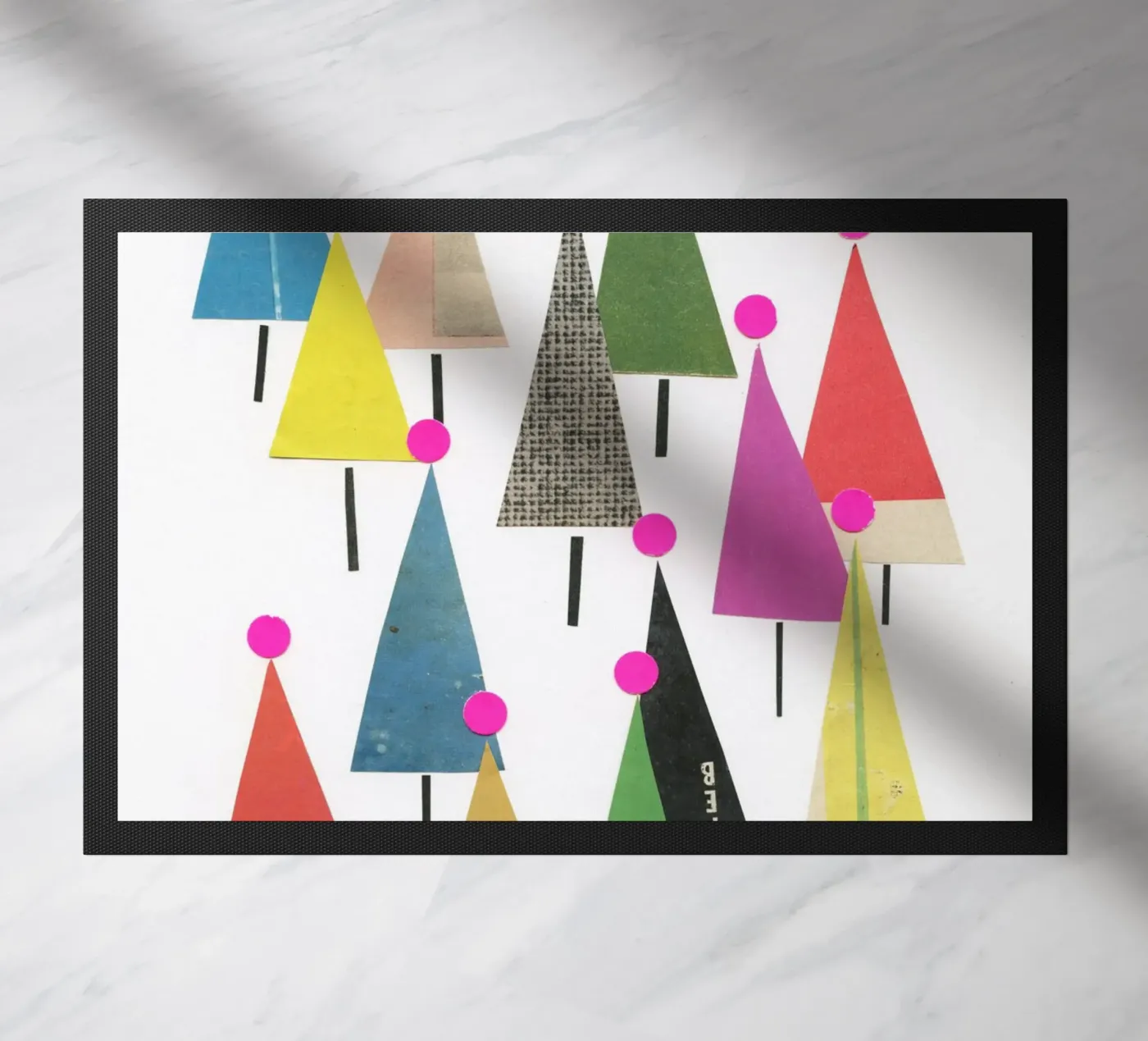 Winter Forest doormat by Cassia Beck Collage