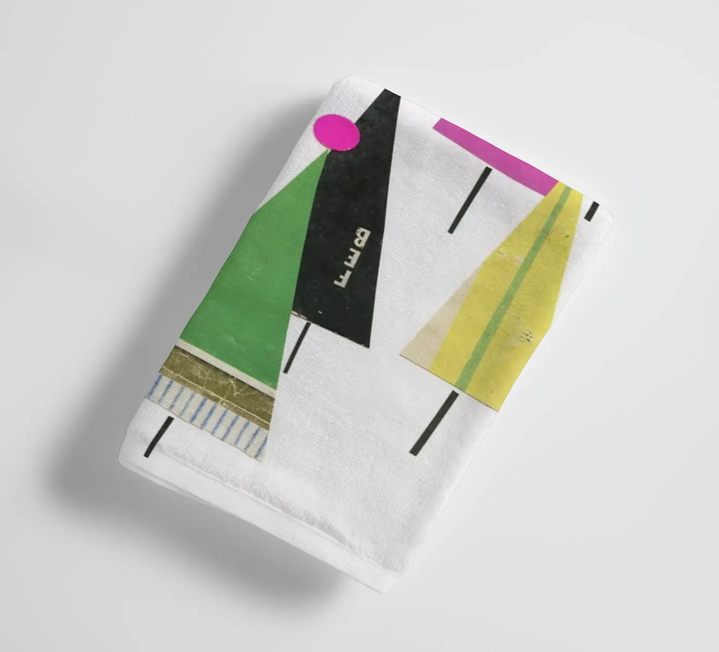 Winterbos badhanddoek van Cassia Beck Collage