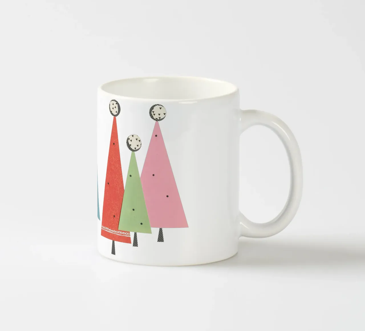 Alberi di Natale tazza in ceramica da Cassia Beck Collage