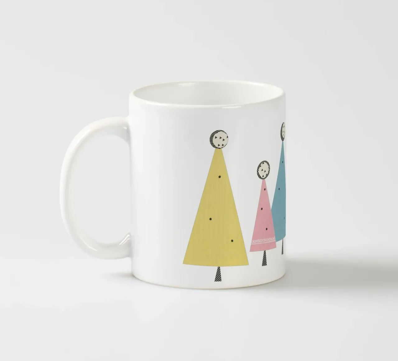 Alberi di Natale tazza in ceramica da Cassia Beck Collage