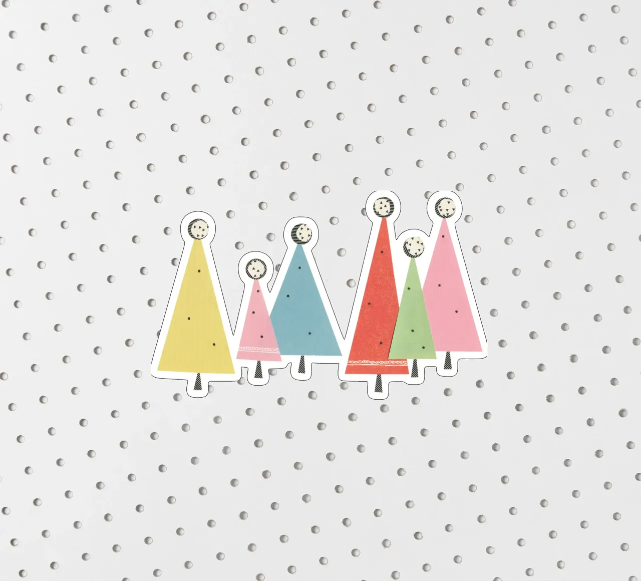 Christmas Trees sticker by Cassia Beck Collage