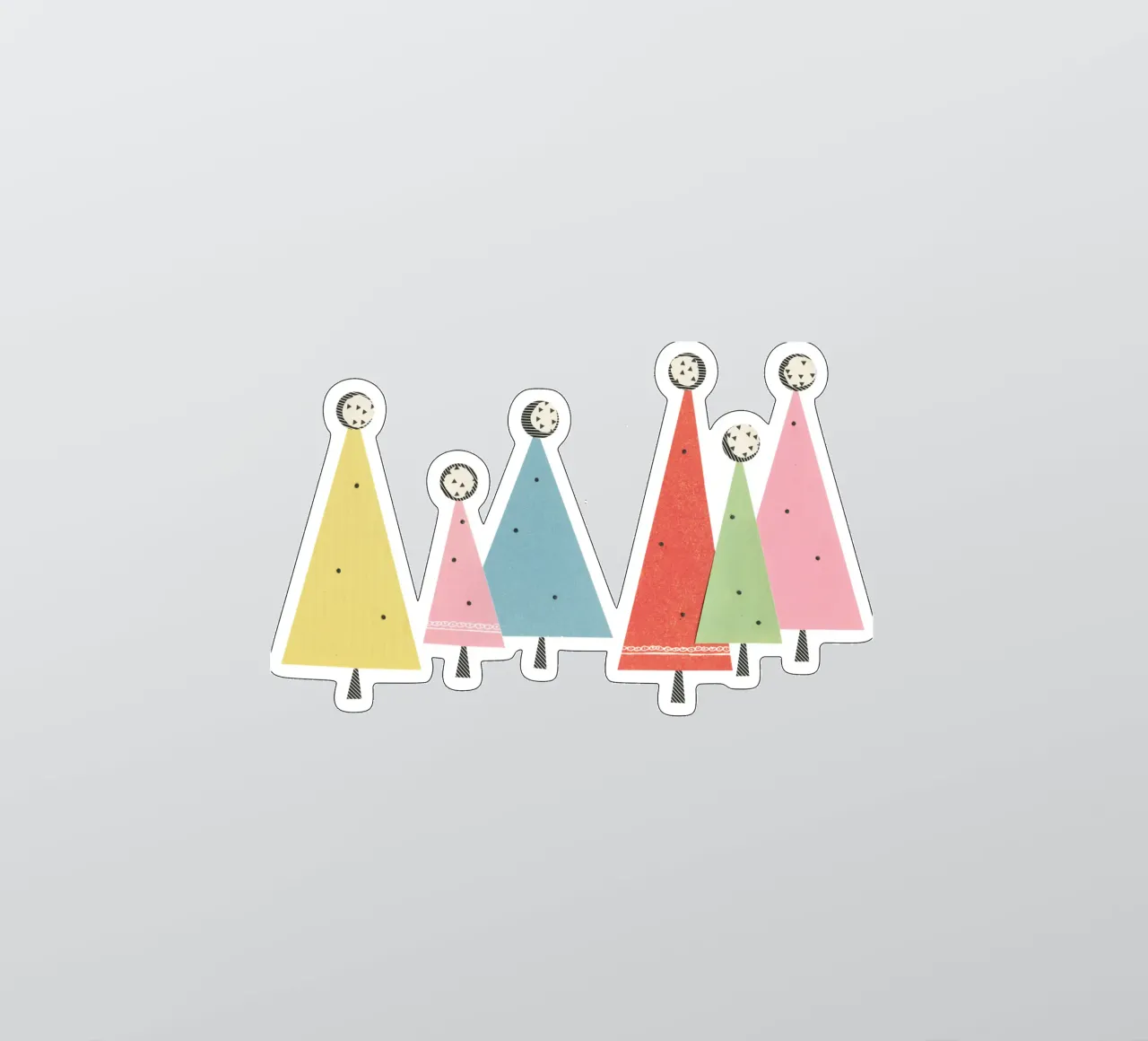 Christmas Trees sticker by Cassia Beck Collage