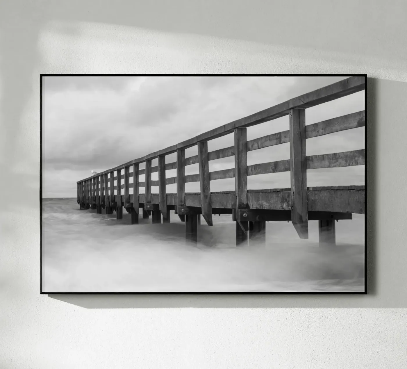 Old pier acryl van Barbara Buderath Fotodesign