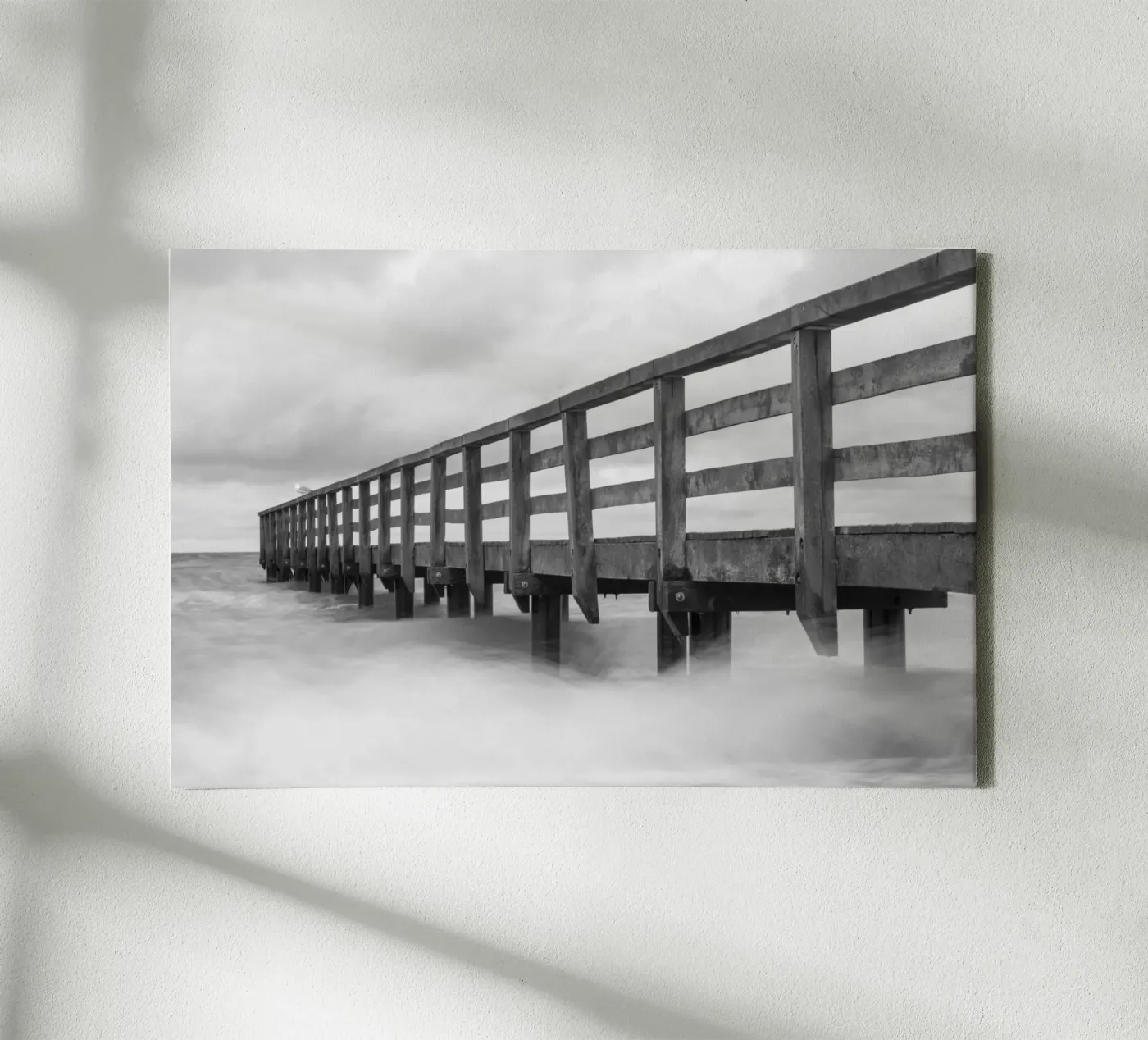 Vecchio molo tela da Barbara Buderath Fotodesign