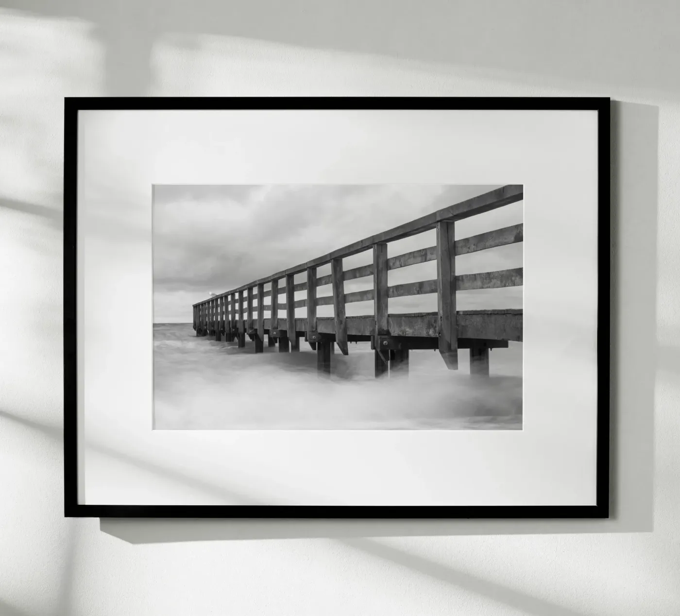 Oude pier poster van Barbara Buderath Fotodesign