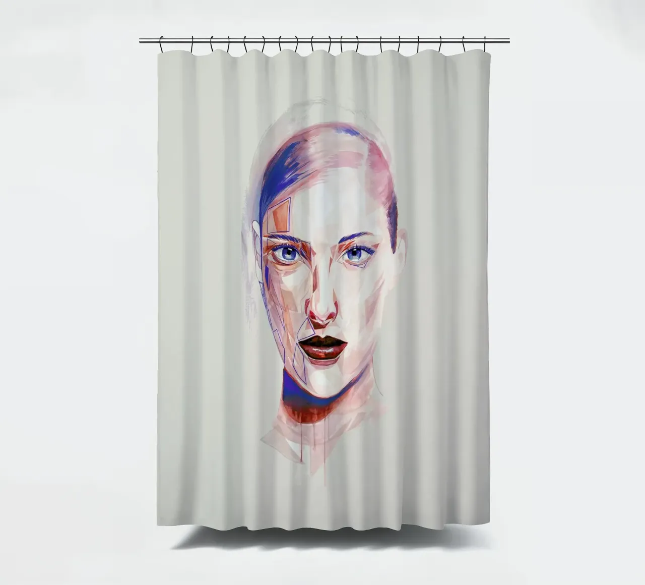 Allure shower curtain by Jaye Whitehead
