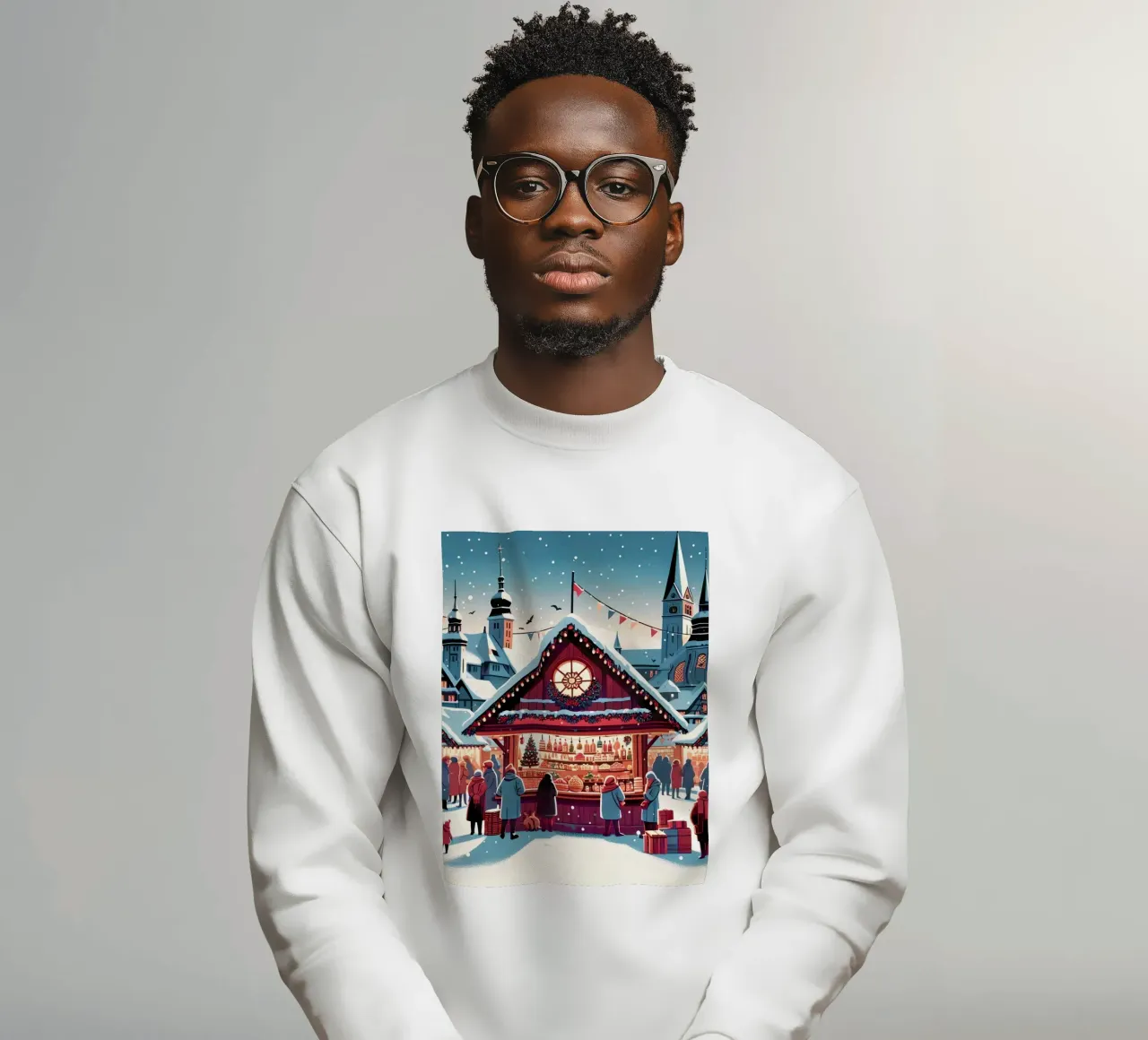 Mercatino di Natale felpa da Digital Naive
