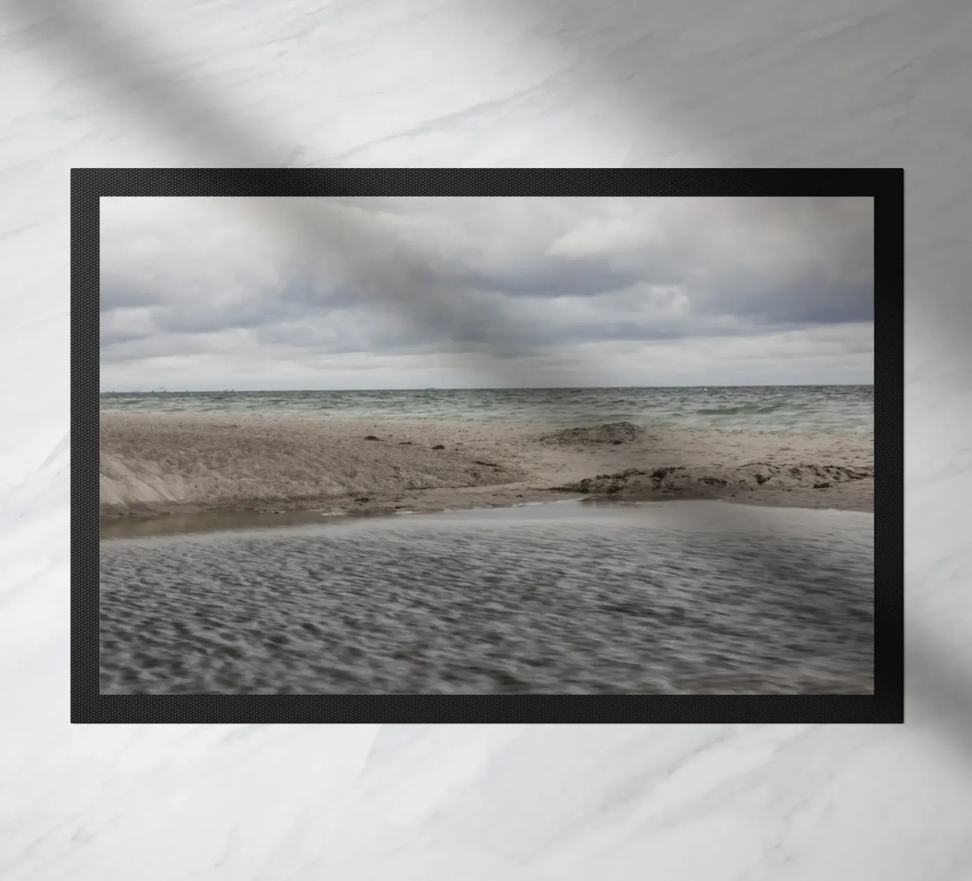 Calm sea doormat by Barbara Buderath Fotodesign