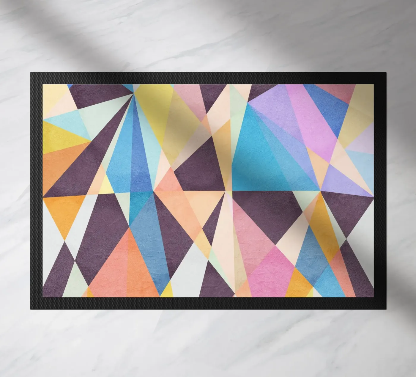 Abstract Fun deurmat van Lines Inside