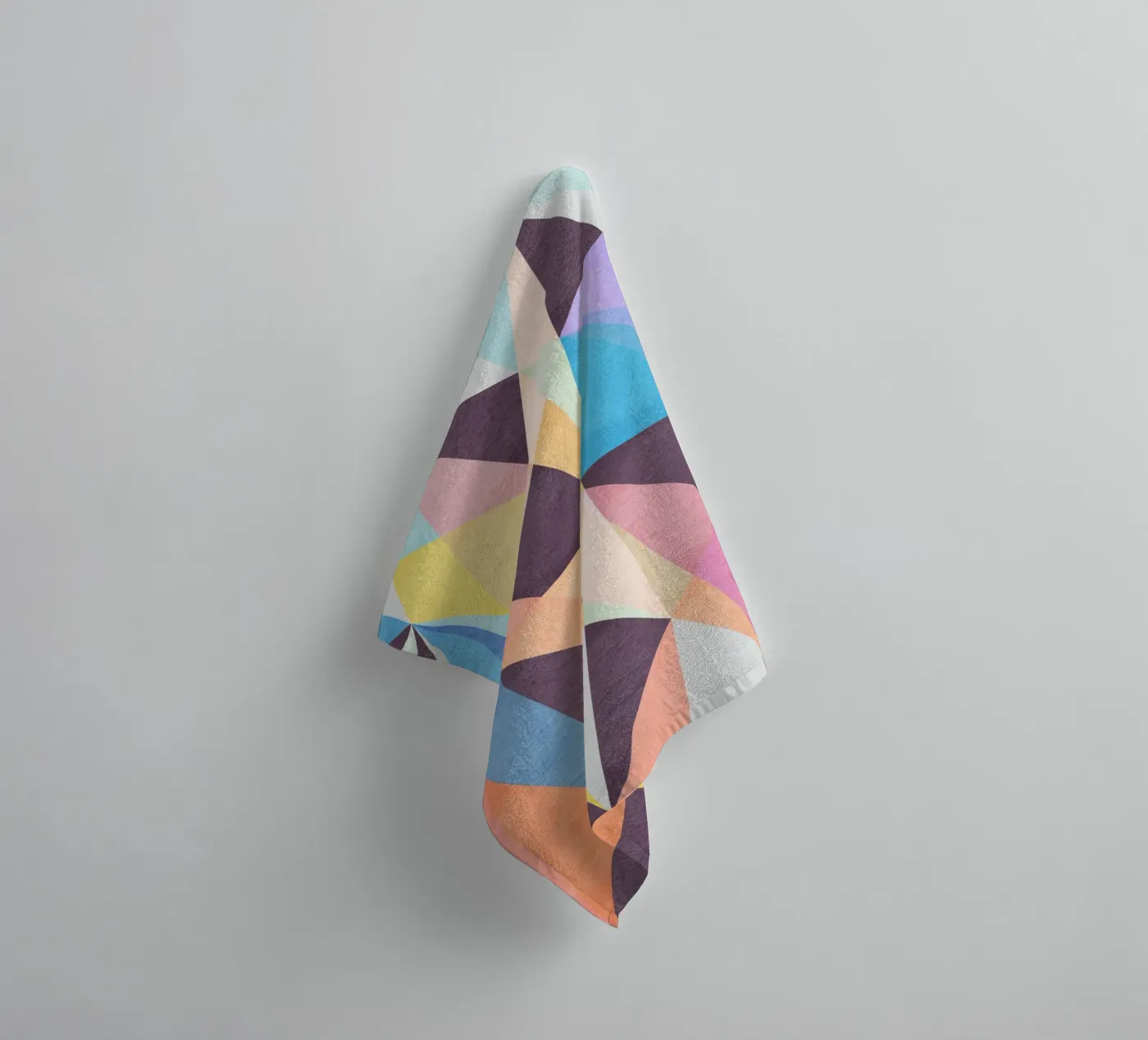 Abstract Fun badhanddoek van Lines Inside