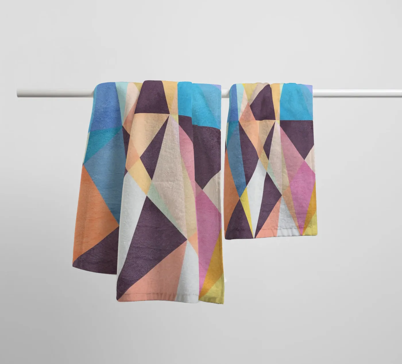 Abstract Fun badhanddoek van Lines Inside