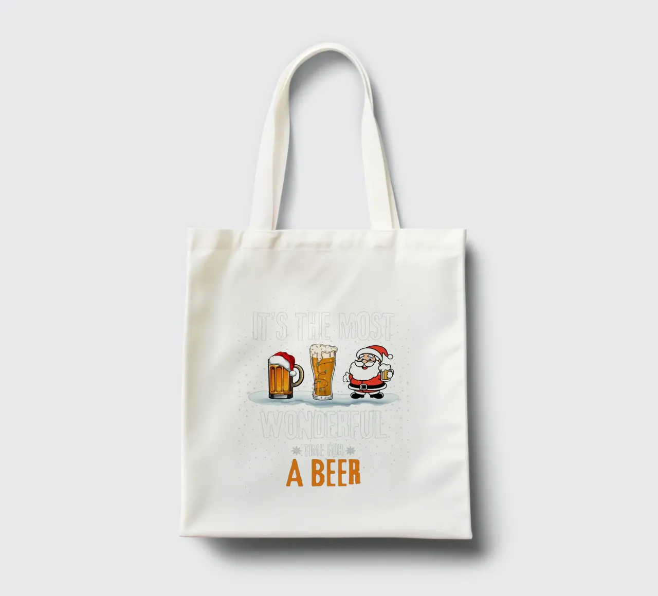 IT'S THE MOST WUNDERFUL TIME FOR A BEER tote bag by ArtDesign by KBK