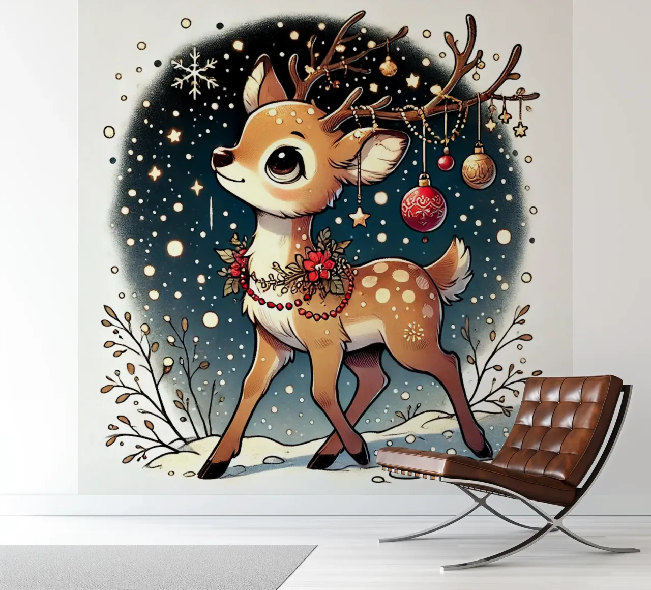Starry Deer photo wallpaper by FluffyToons