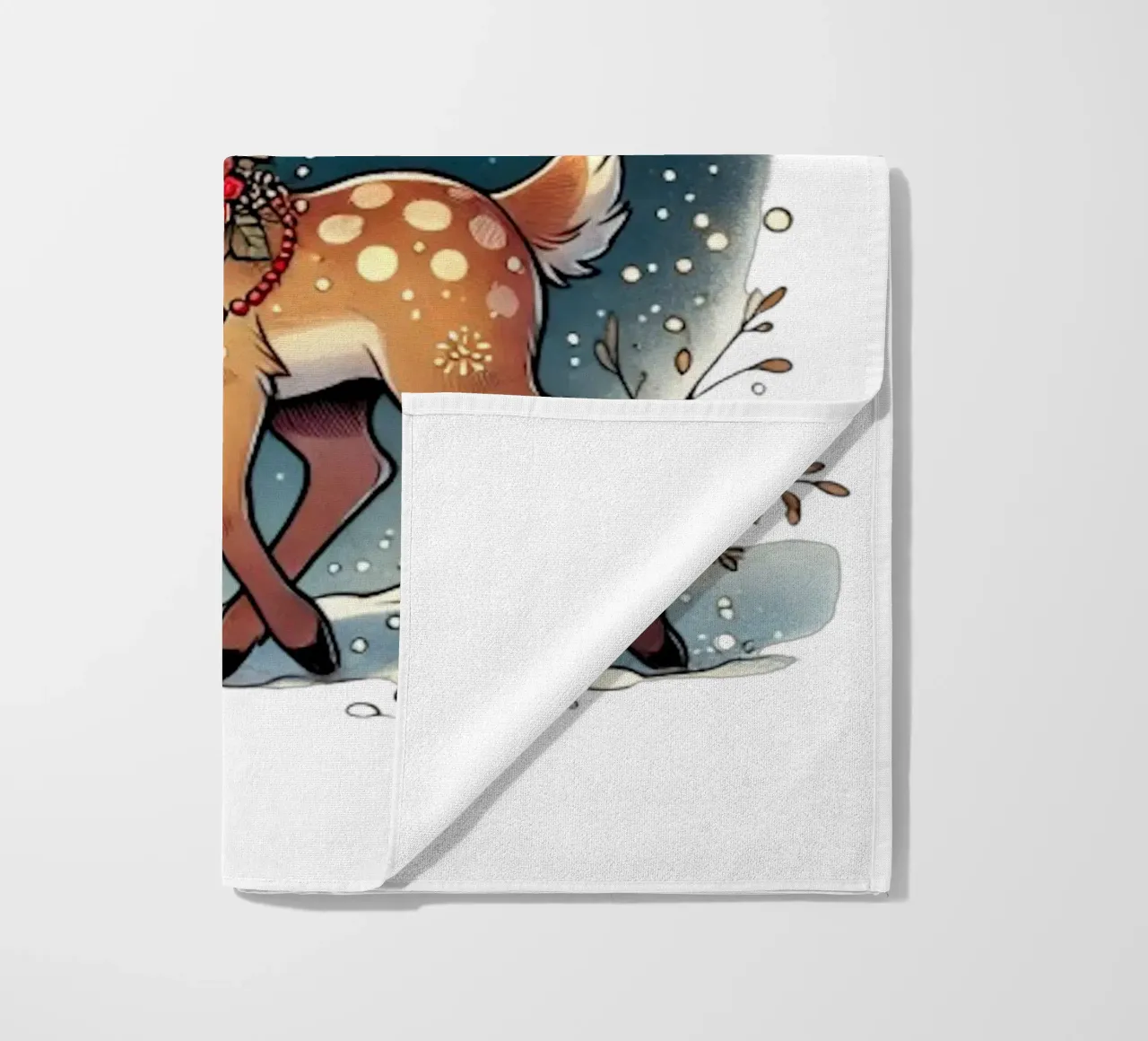 Starry Deer beach towel by FluffyToons