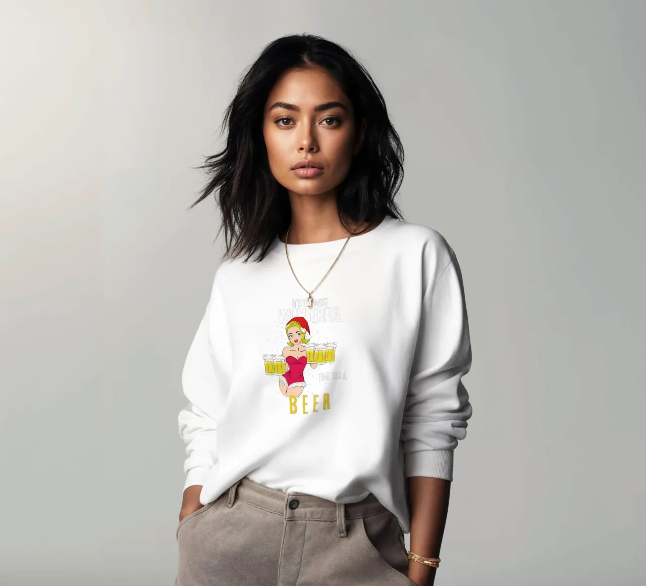 C'EST LE MOMENT LE PLUS MERVEILLEUX POUR UNE BIÈRE III sweat de ArtDesign by KBK