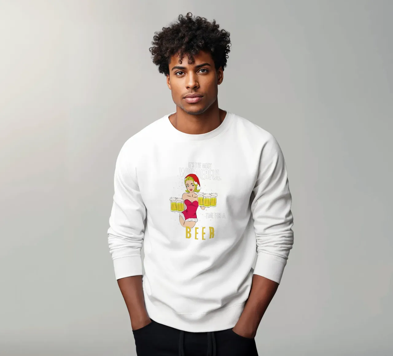 C'EST LE MOMENT LE PLUS MERVEILLEUX POUR UNE BIÈRE III sweat de ArtDesign by KBK