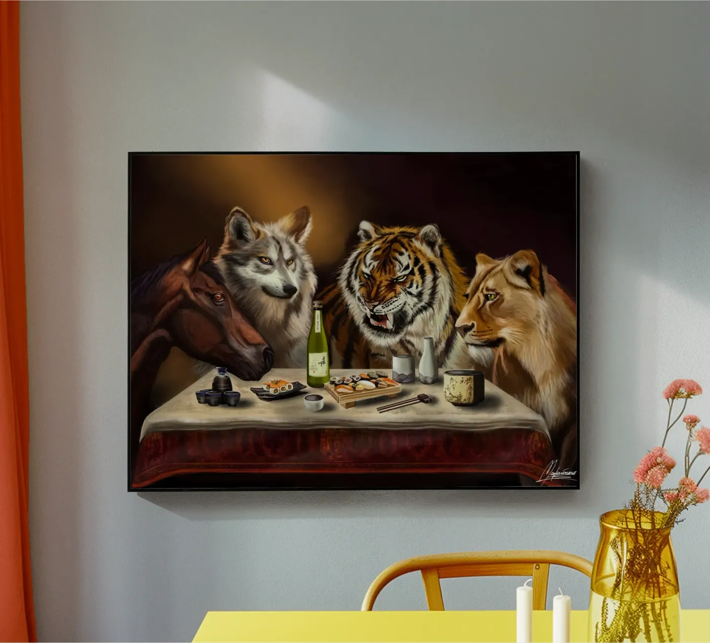 Sushi selvaggio plexiglass da Mayka ienova