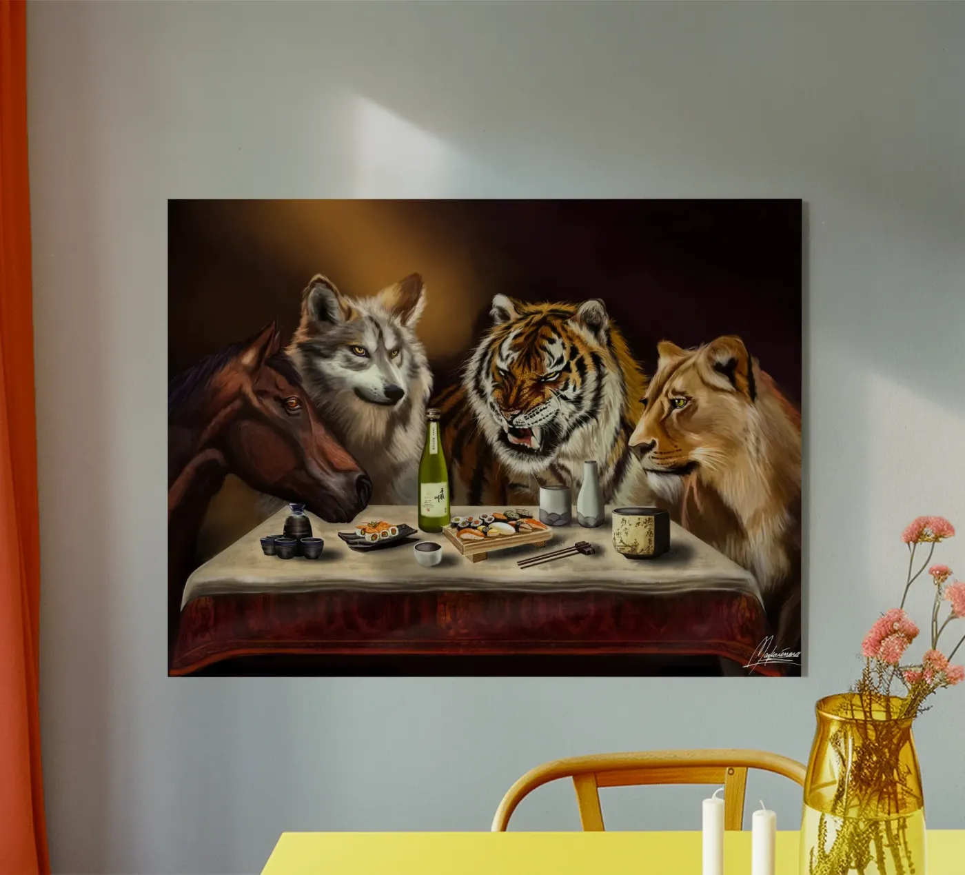 Sushi selvaggio plexiglass da Mayka ienova