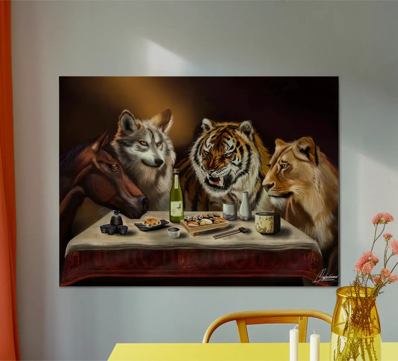Sushi sauvage poster de Mayka ienova