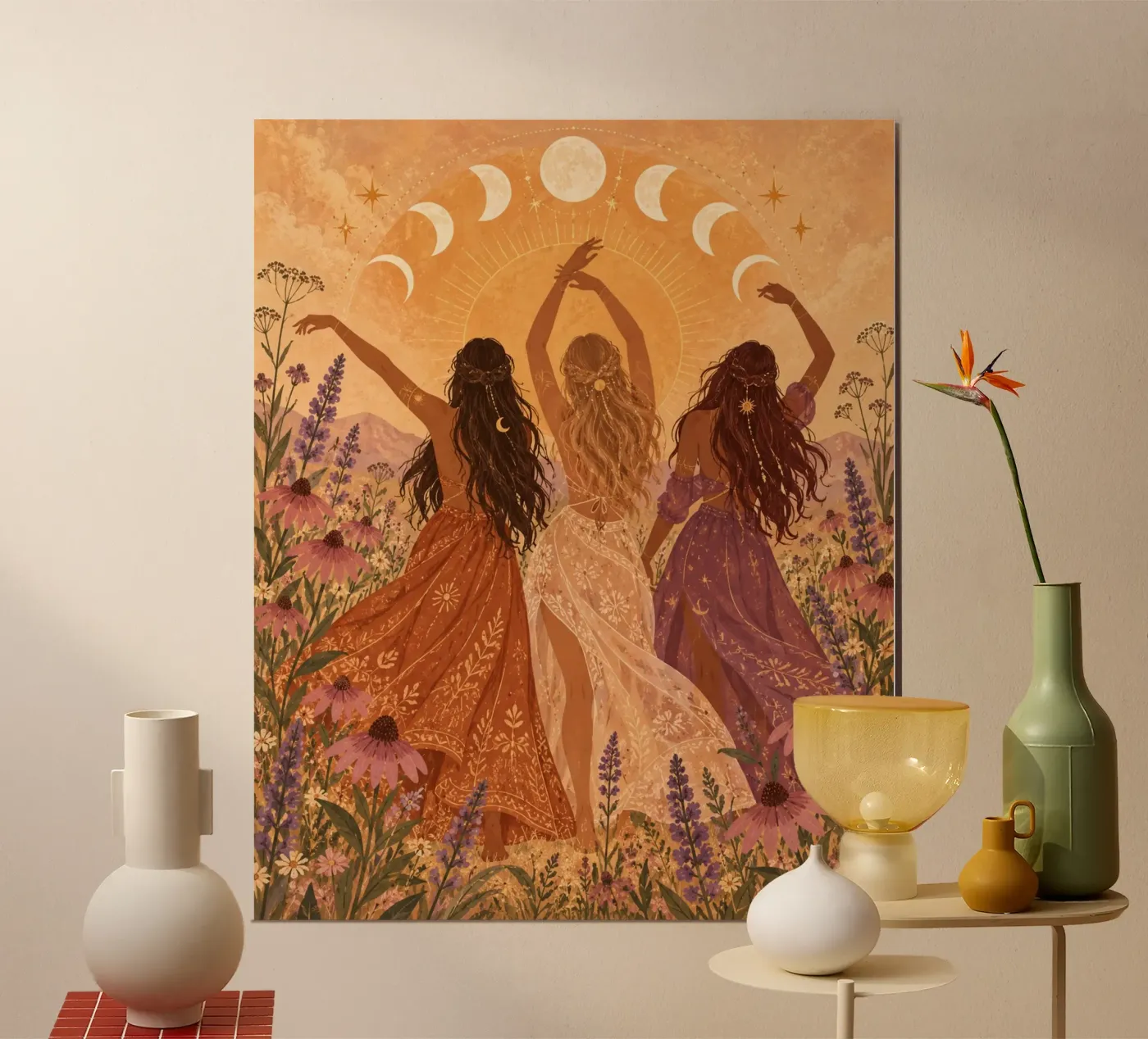 Mondphasen Poster von Alina