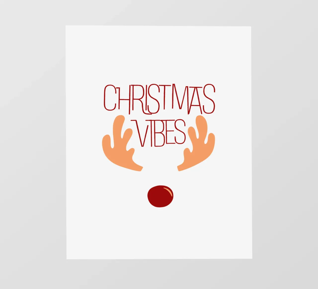 CHRISTMAS VIBES telo in pvc da ArtDesign by KBK