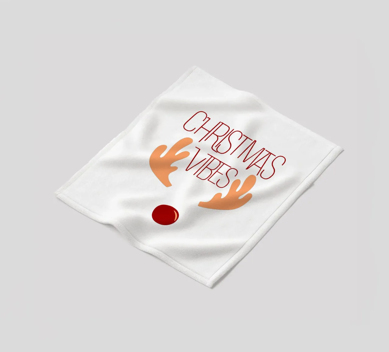 CHRISTMAS VIBES coperta in pile da ArtDesign by KBK