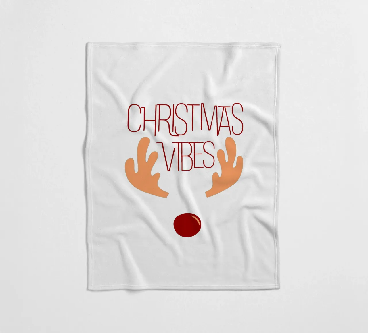 CHRISTMAS VIBES coperta in pile da ArtDesign by KBK