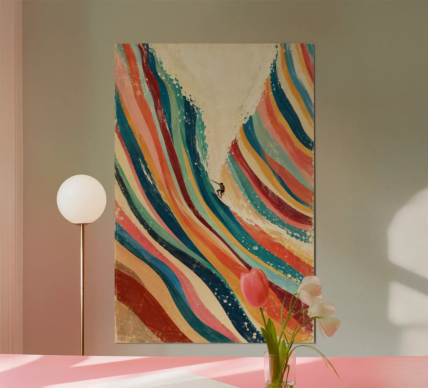Surfer poster de Linsi