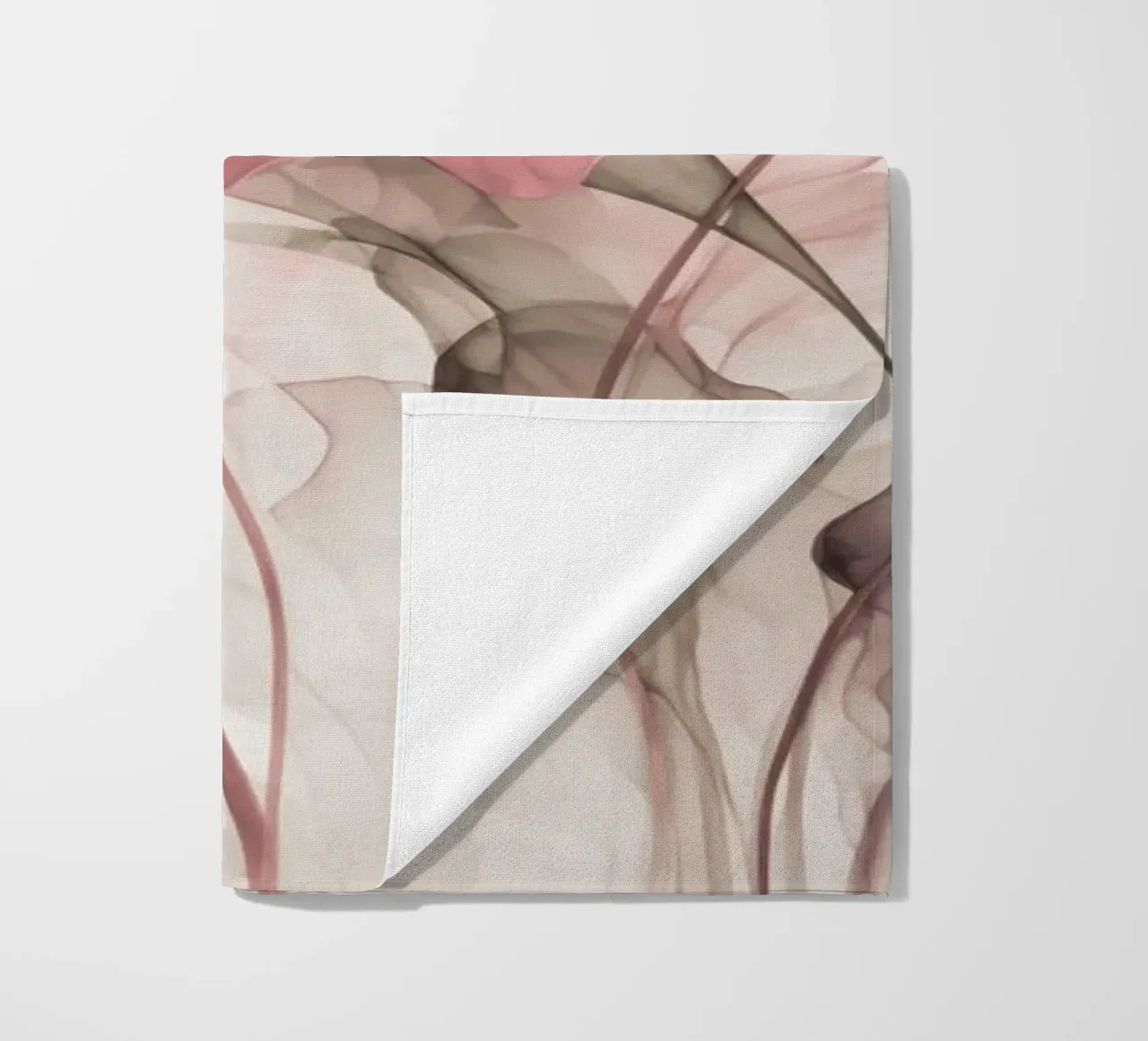 Ethereal Flower Fantasies Pastel Pink beach towel by Andrea Haase Floral Passion