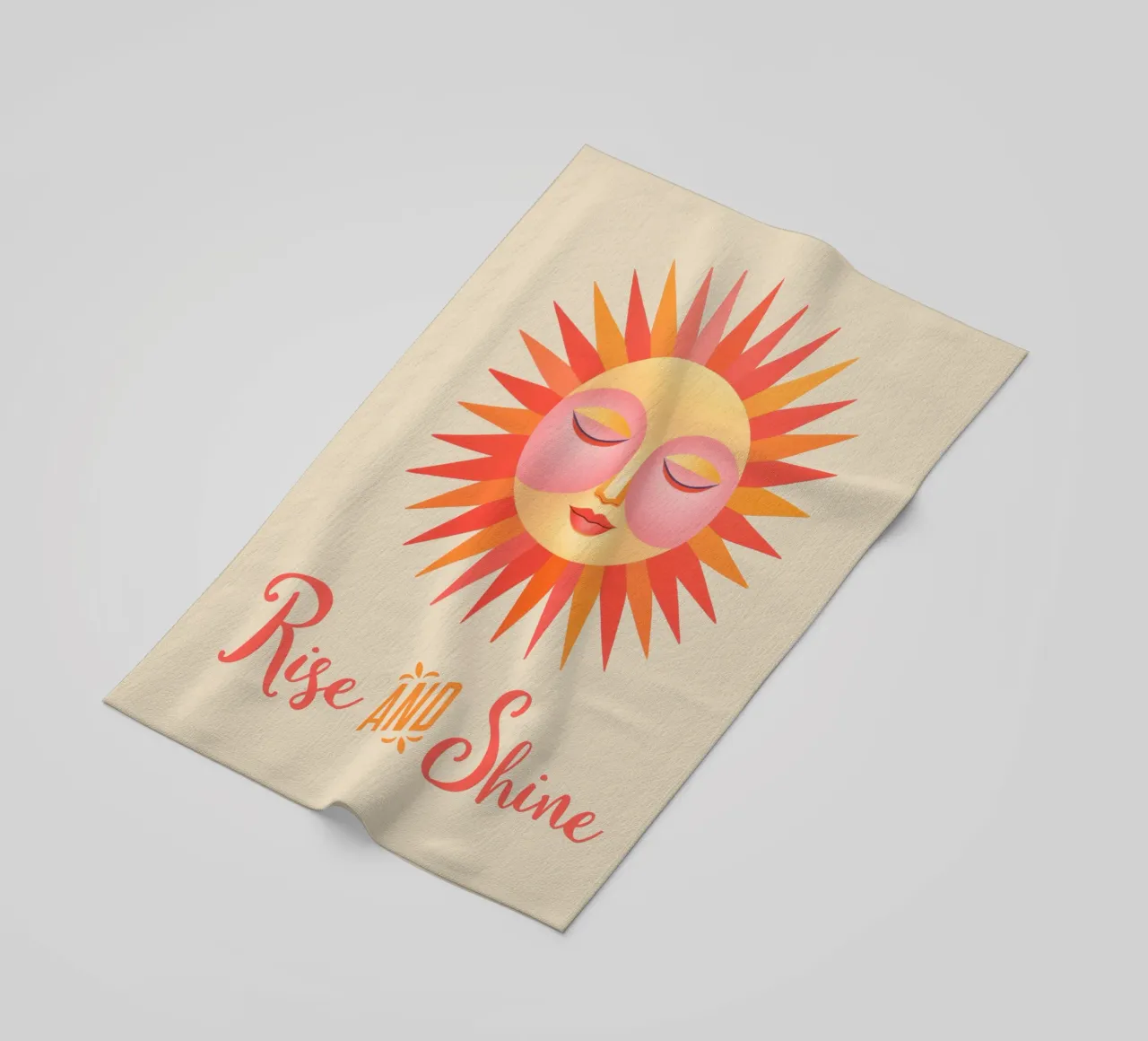 Alzarsi e risplendere telo mare da Andrea Haase Modern Home