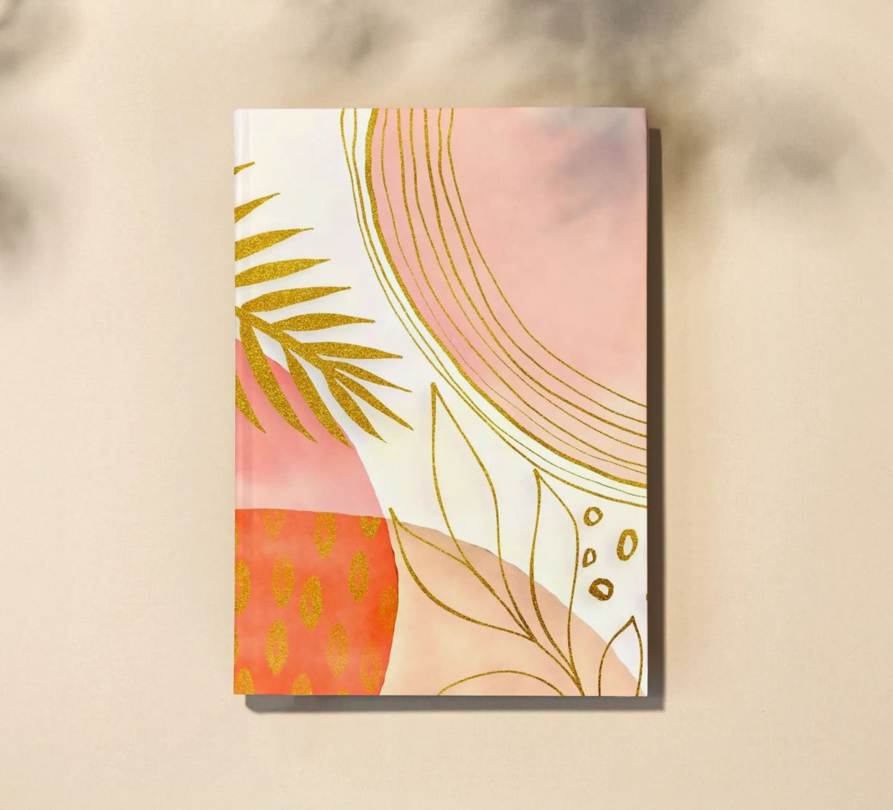 Warm Boho Fantasy Botanical notebook by Andrea Haase Modern Home