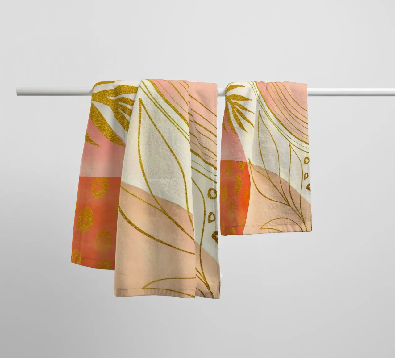 Caldo Boho fantasia botanica asciugamano da bagno da Andrea Haase Modern Home