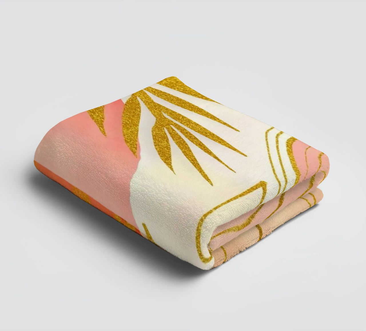Warm Boho Fantasy Botanical towel by Andrea Haase Modern Home