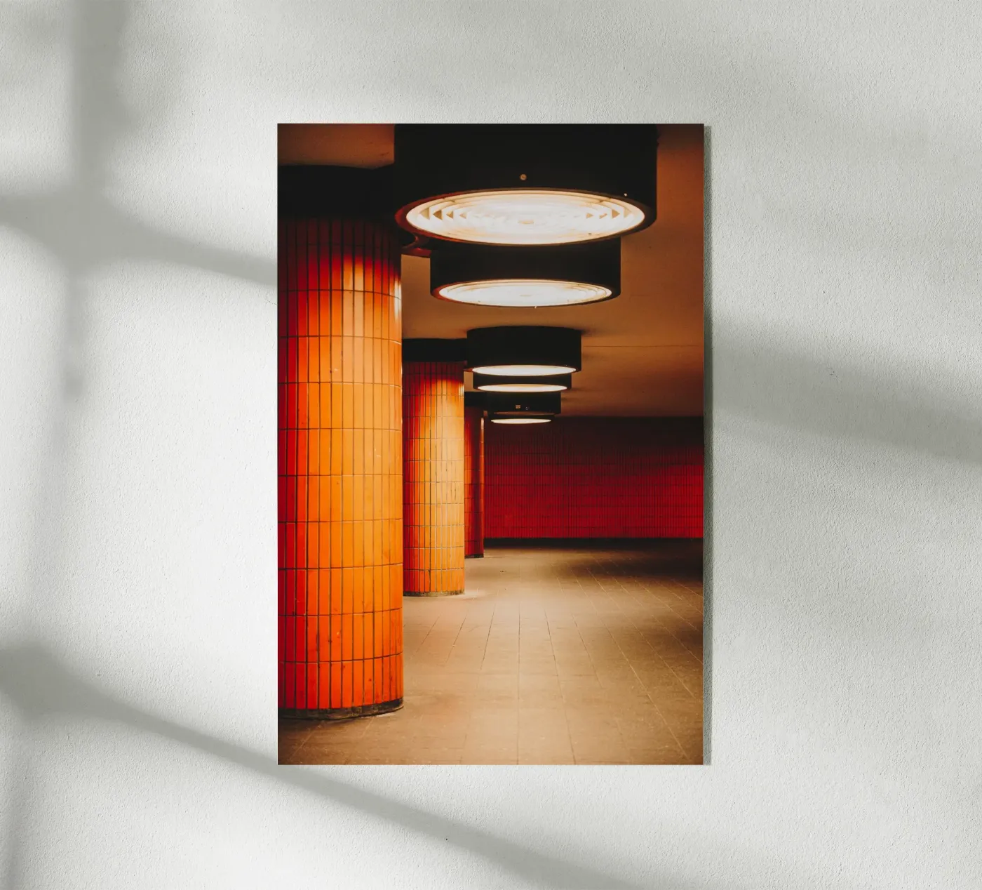 Berlin City Metro Tunnel, Industry & Architecture Photography acrylic glass by Bold & Retro Photography