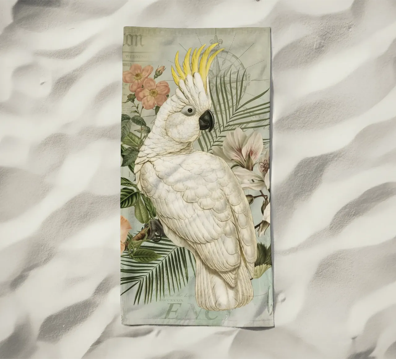 Nostalgia del cacatua d'epoca telo mare da Andrea Haase Vintage World