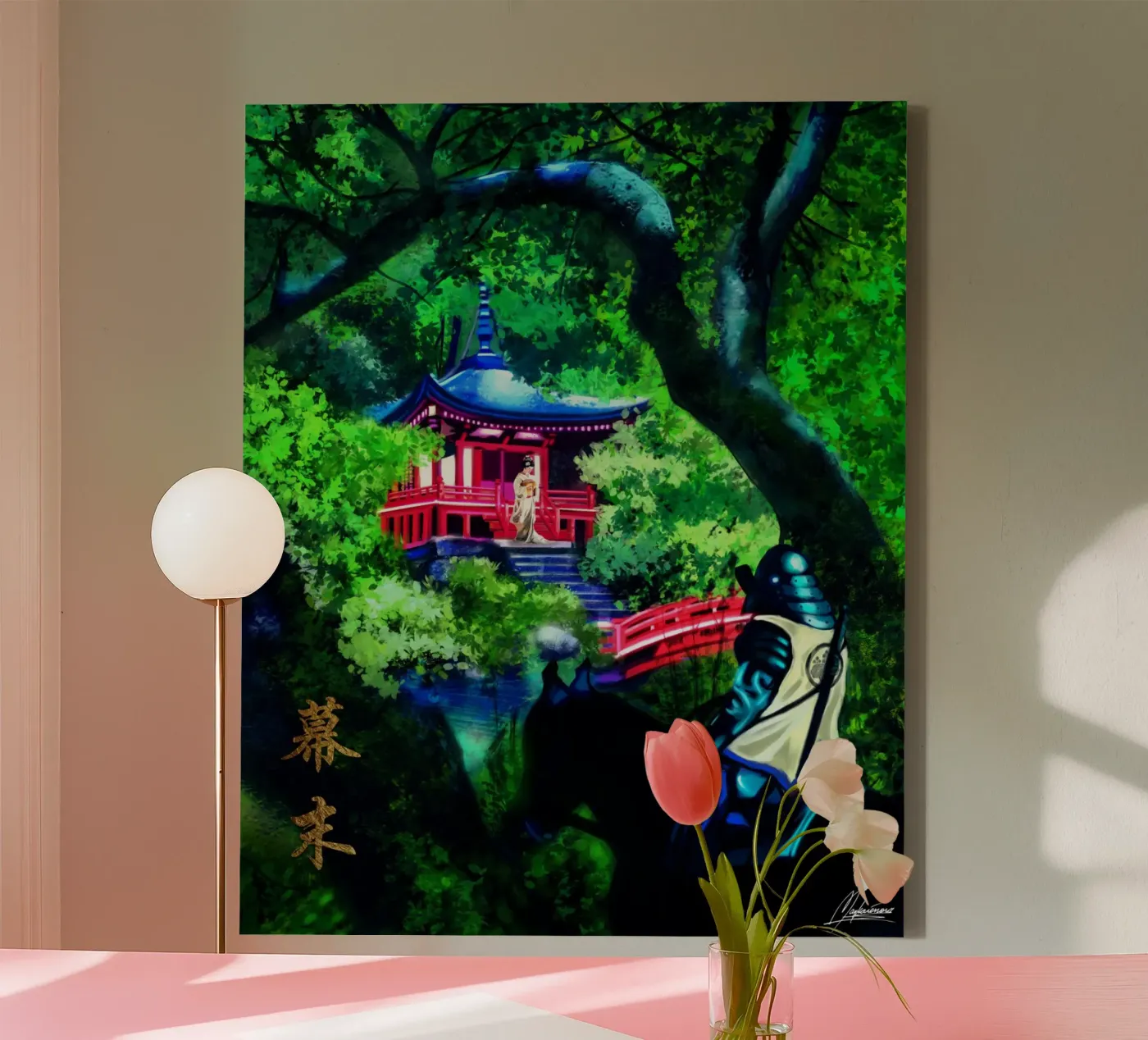 Shogun Path canvas van Mayka ienova