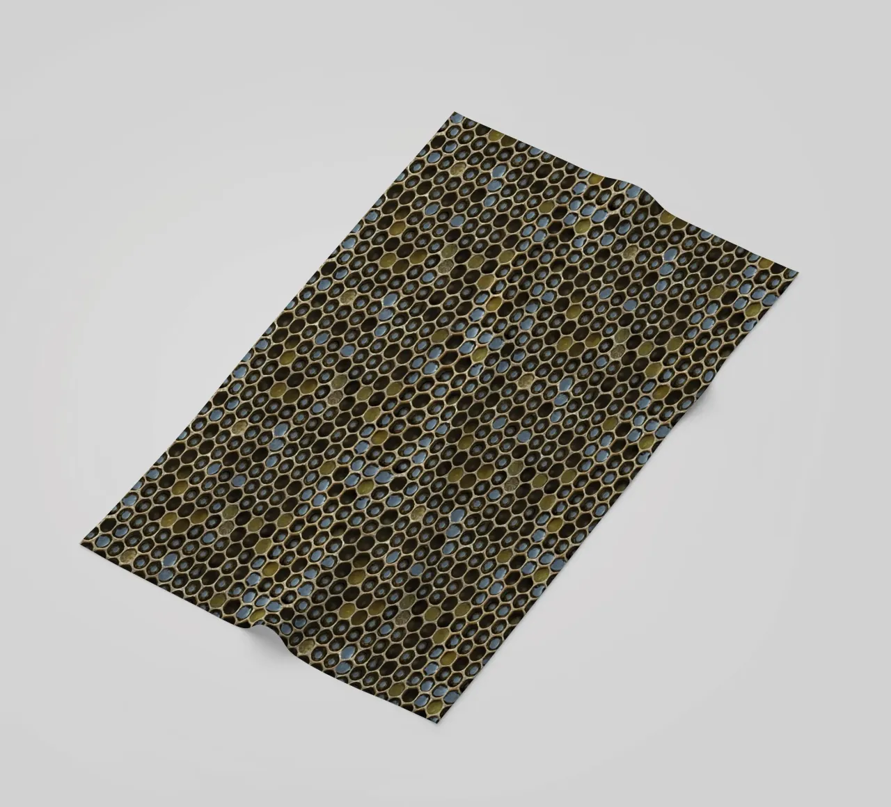 Golden Geometry: Honeycomb Pattern telo mare da Curious Collections by Marielle Leenders