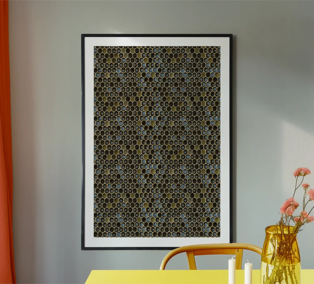 Golden Geometry: Honeycomb Pattern carta hahnemühle da Curious Collections by Marielle Leenders