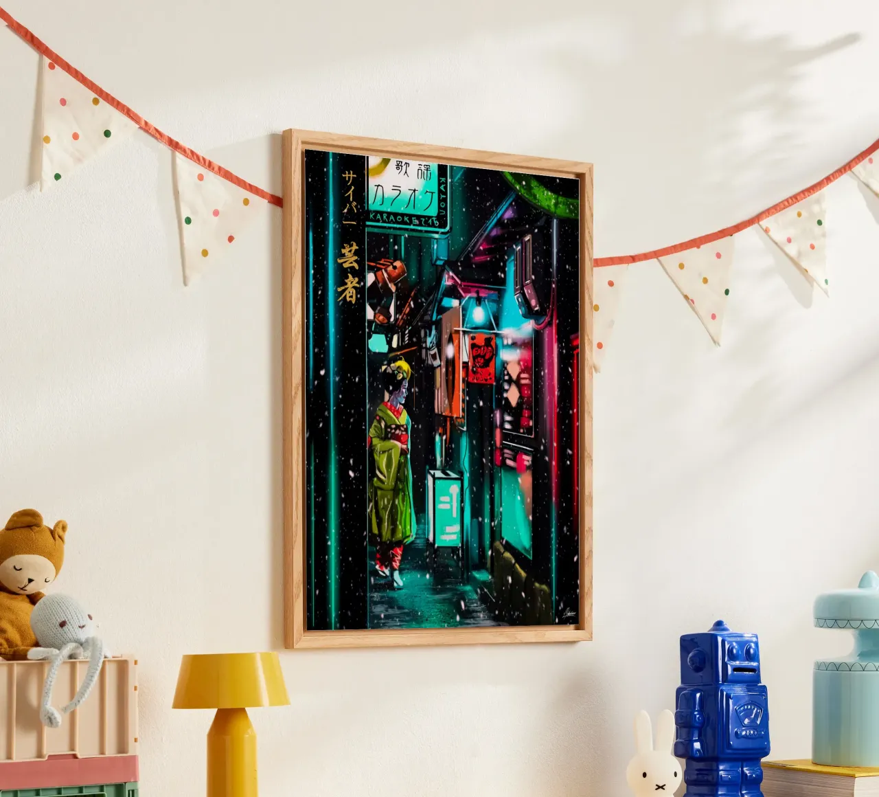 Cyber geisha plexiglass da Mayka ienova