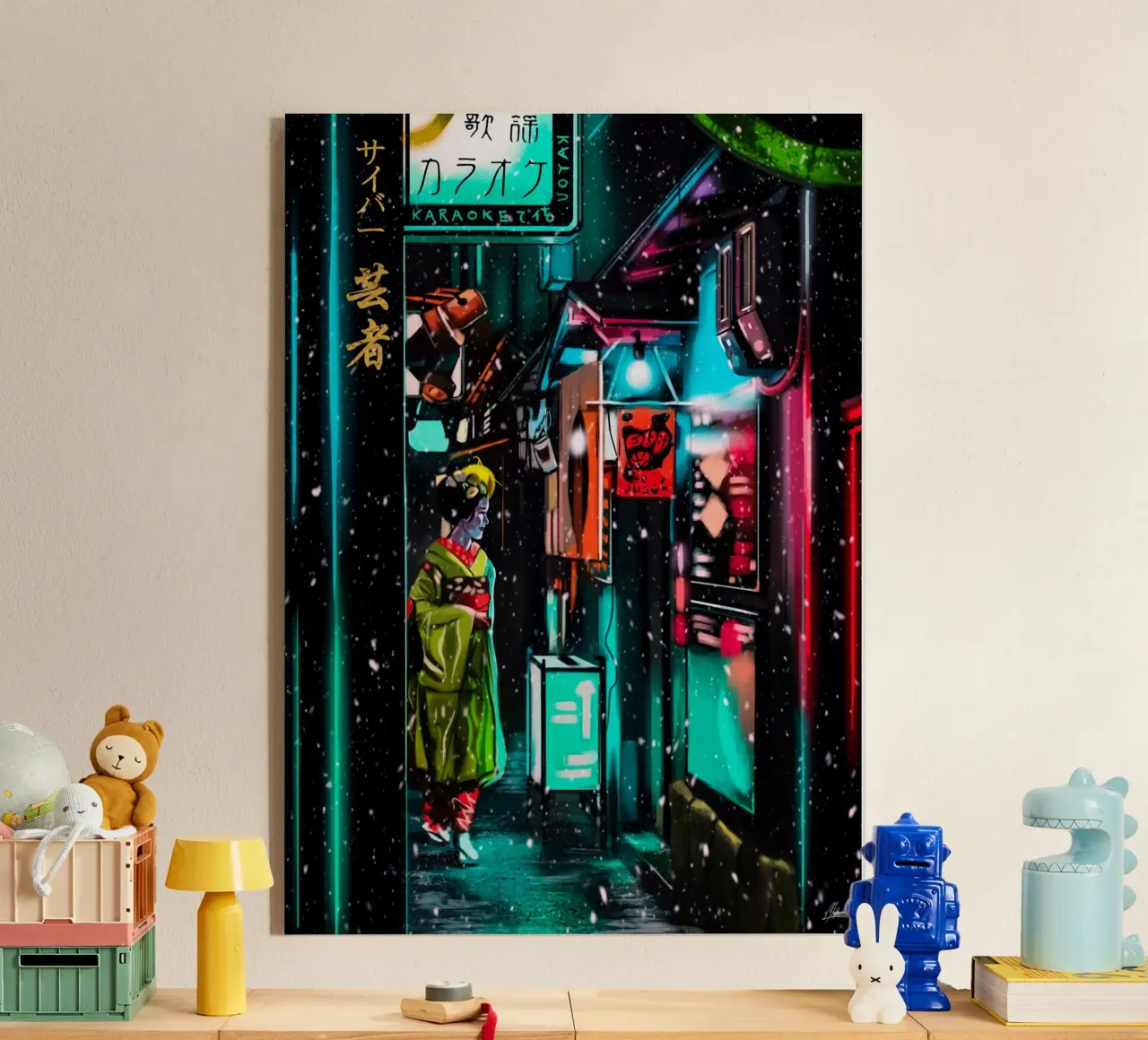 Cyber geisha plexiglass da Mayka ienova