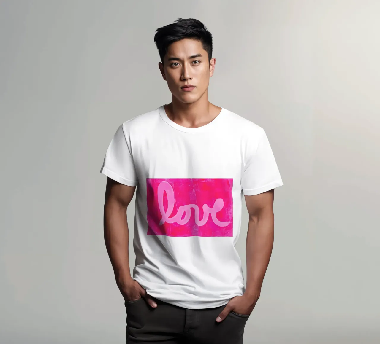 Amore Distressed t-shirt da FABOArt