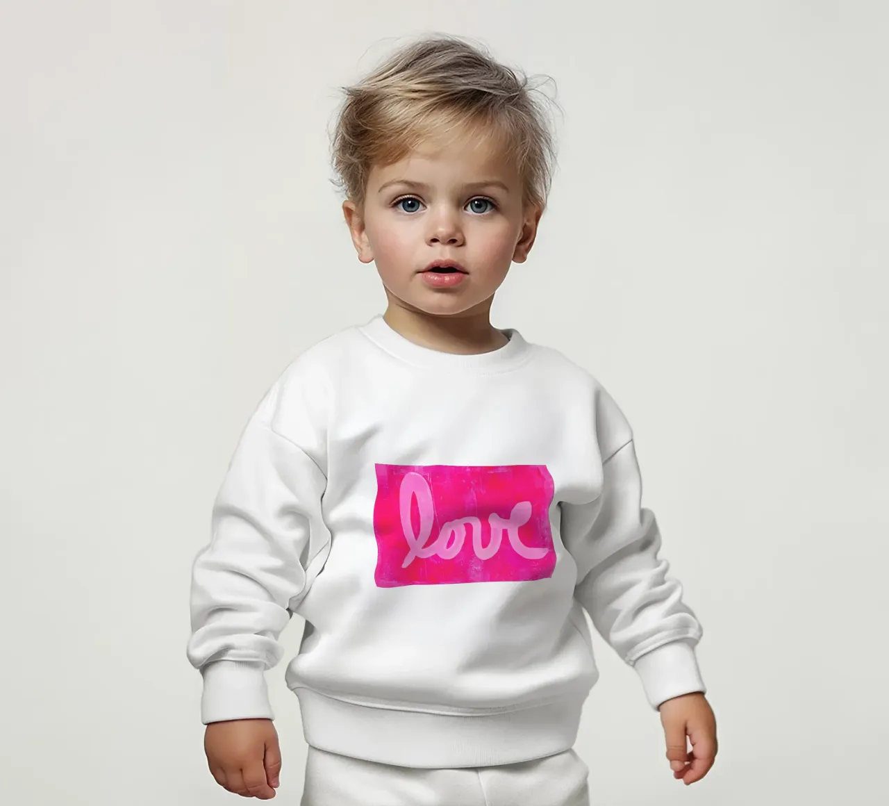 Amore Distressed felpa neonato da FABOArt
