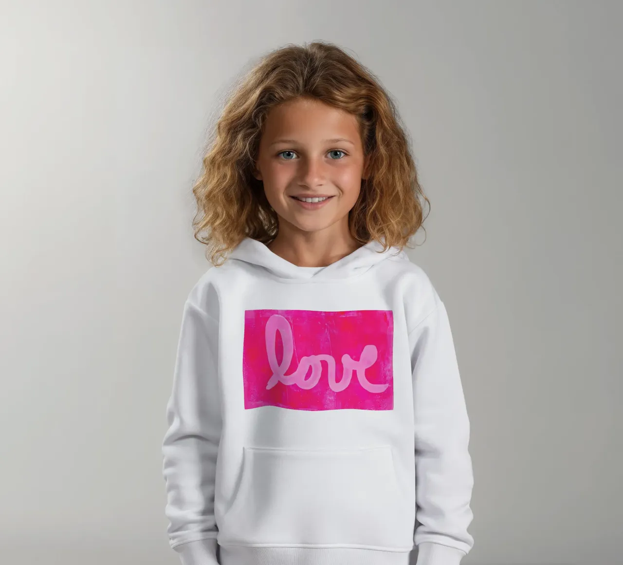 Amore Distressed felpa bambino con cappuccio da FABOArt