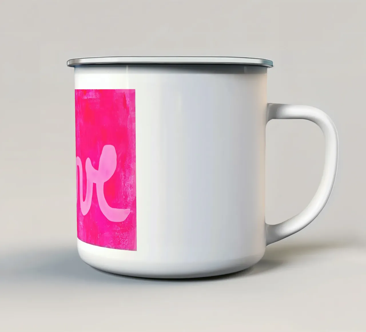 Amore Distressed tazza in smalto da FABOArt