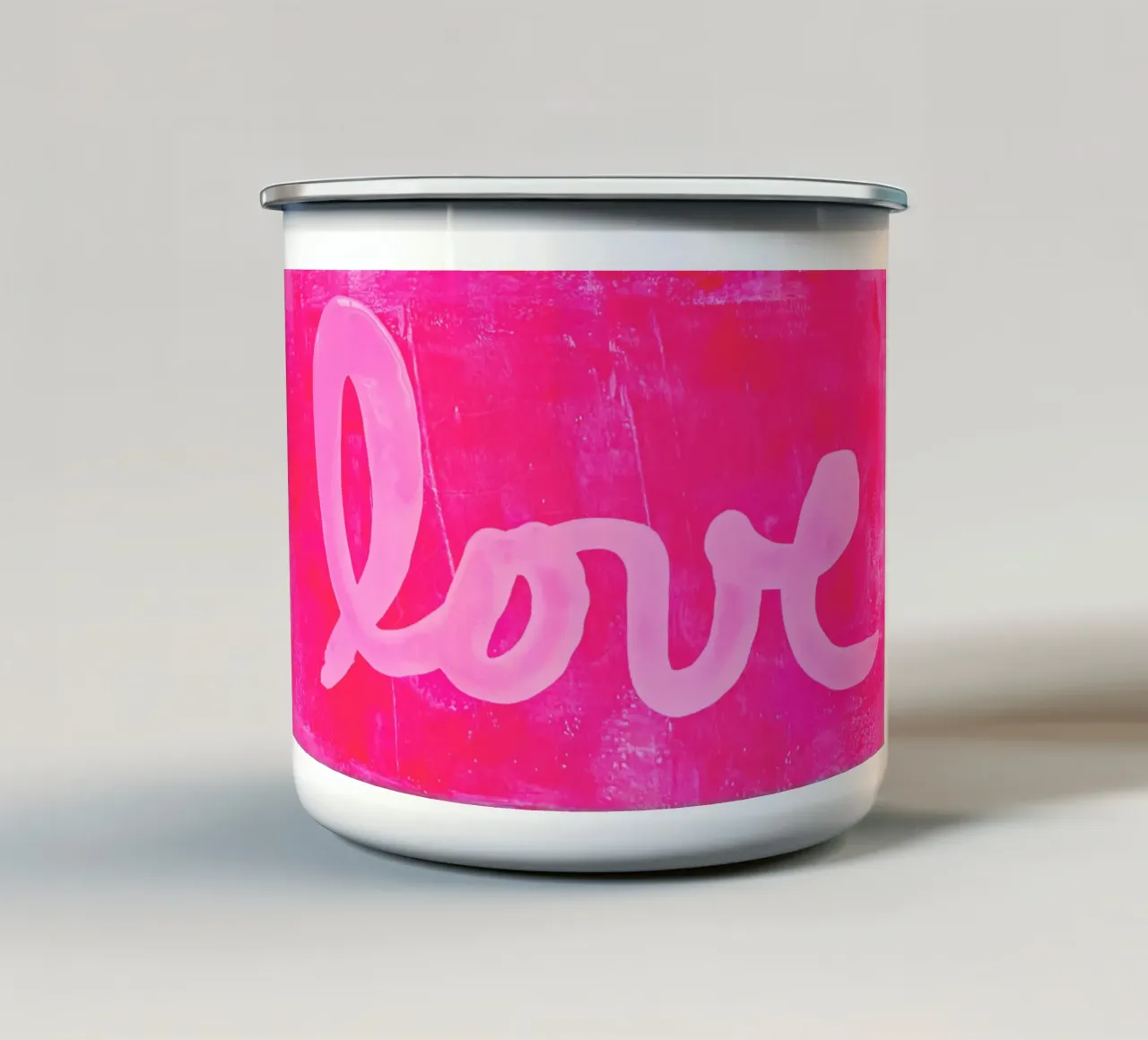 Amore Distressed tazza in smalto da FABOArt