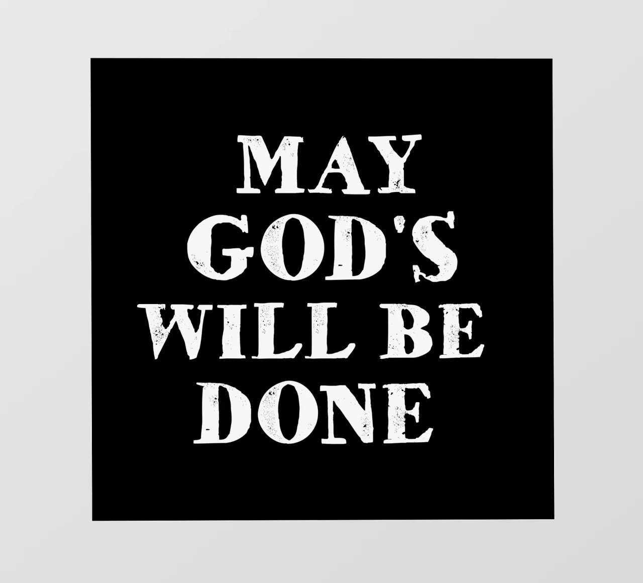 May God's will be done pellicola backlit da happieeagle