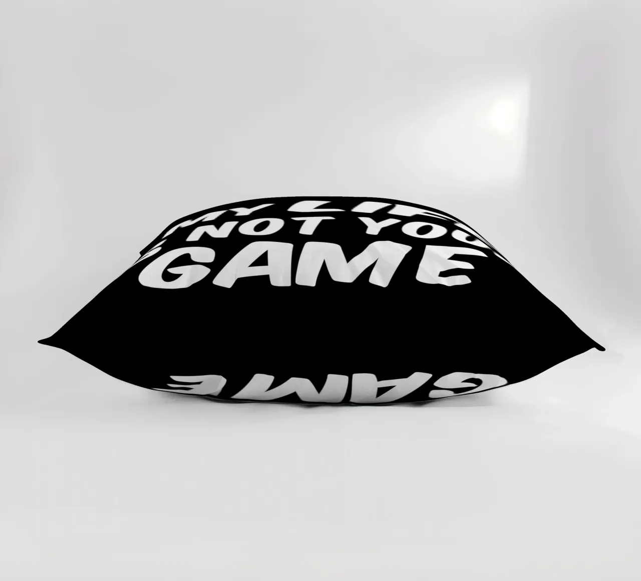 My life is not your game decorative cushion by happieeagle