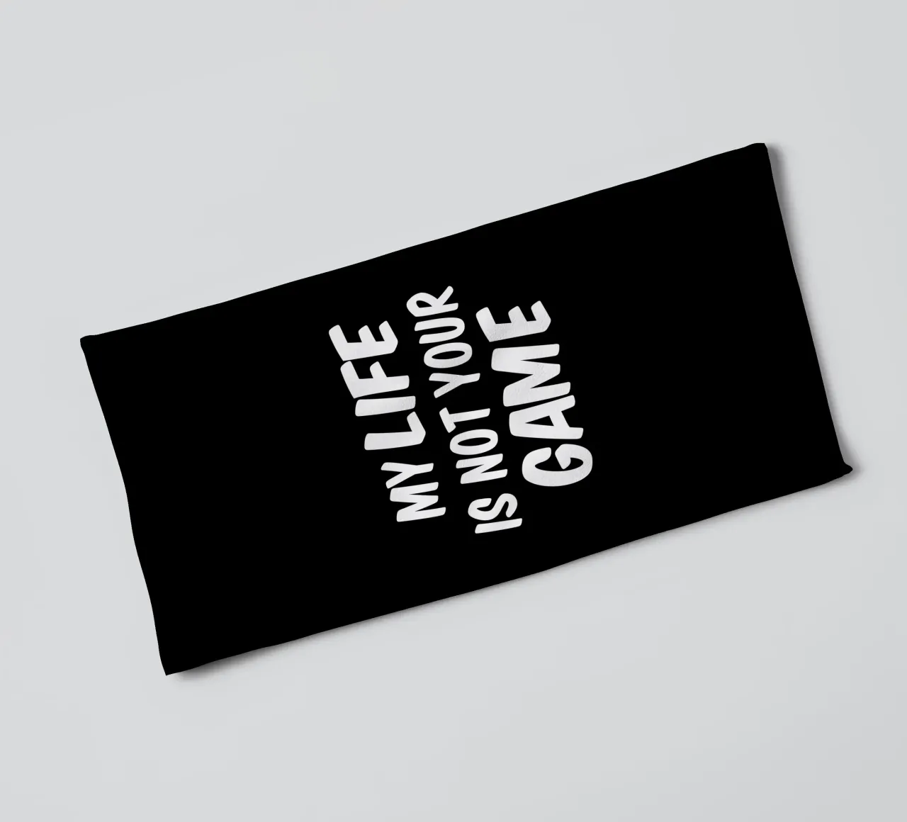 My life is not your game asciugamano da bagno da happieeagle