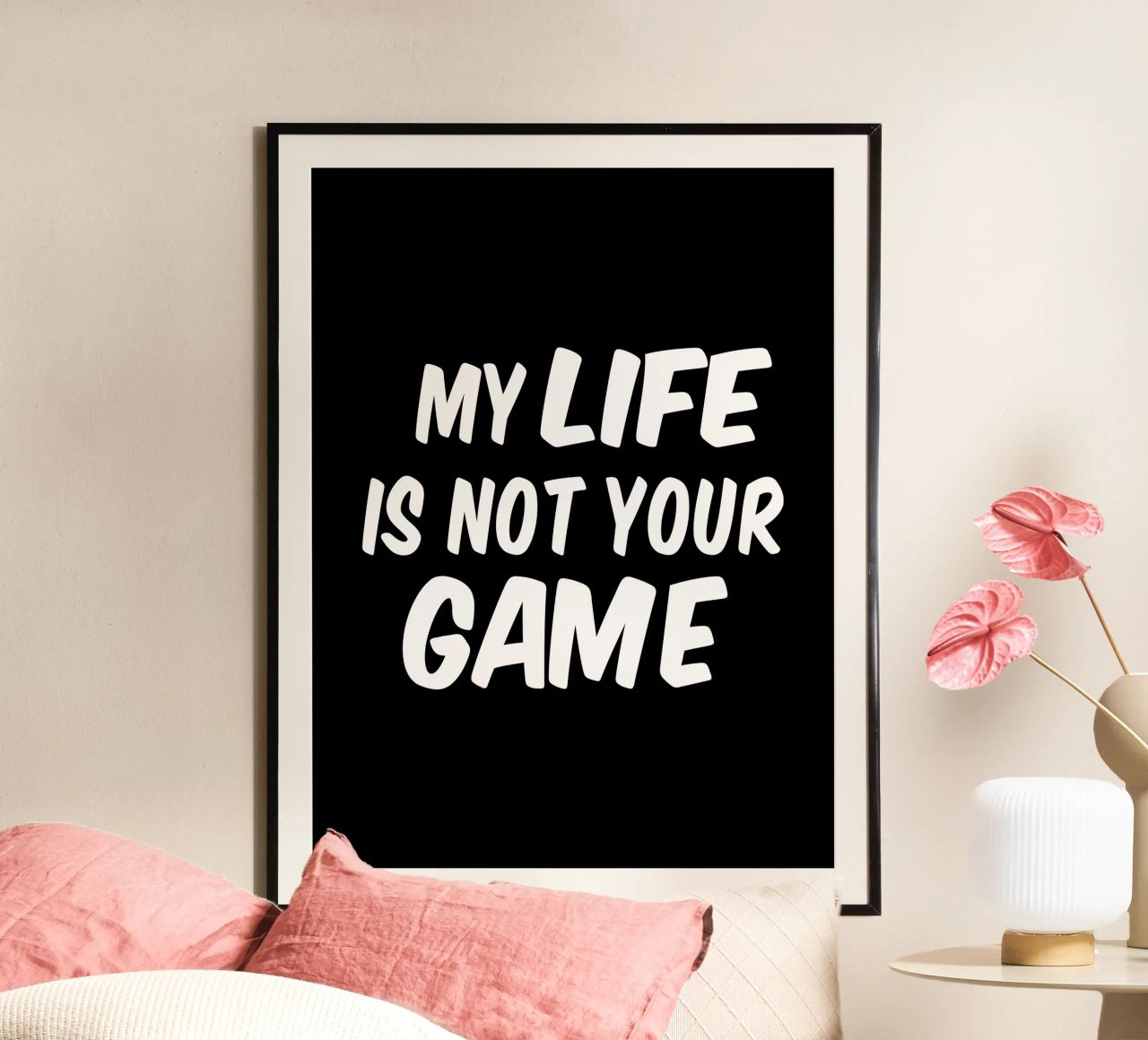 My life is not your game carta hahnemühle da happieeagle